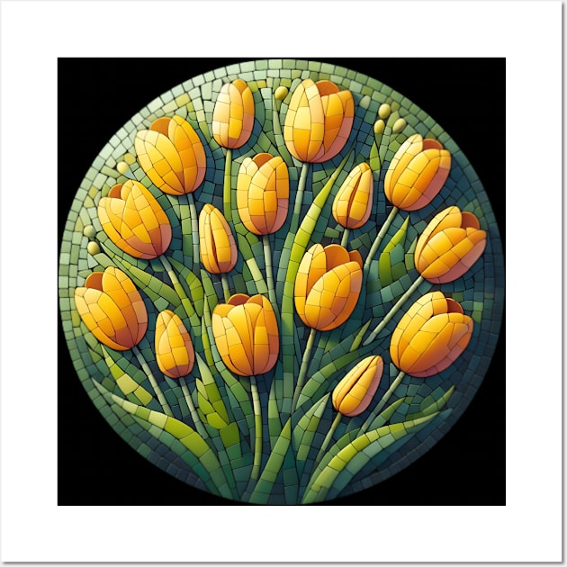 Tulip Flower Wall Art by Jenni Arts